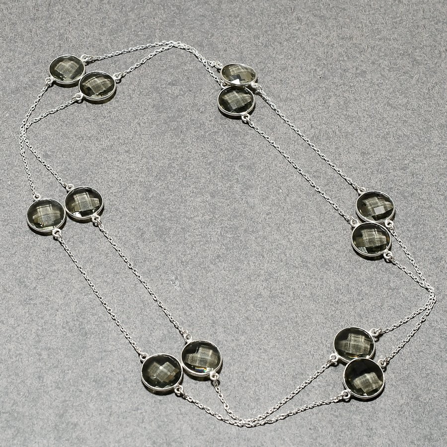 Alexandrite Gemstone Handmade Fashion Ethnic Chain Jewelry Necklace 36″ SR 4206
