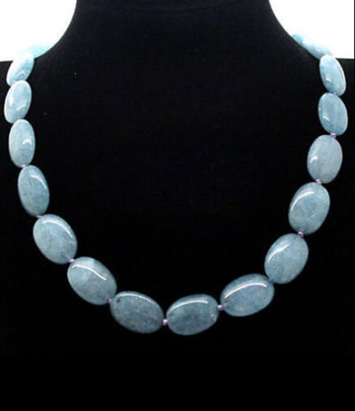 Stunning 13x18mm Sorts Of Gemstones Oval Smooth Beads Necklace Jewelry 20 Inch
