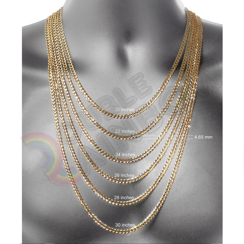 Men Women’s Stainless Steel Figaro Chain Black Plated Necklace 3mm-12mm