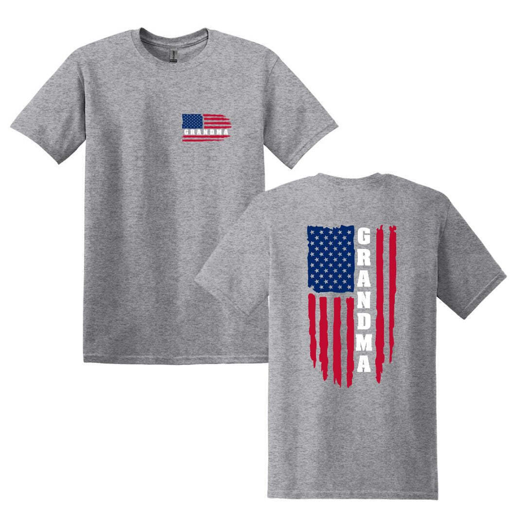 Flag shirt for Grandpas and Grandmas – Adult Unisex Soft Style T-shirt