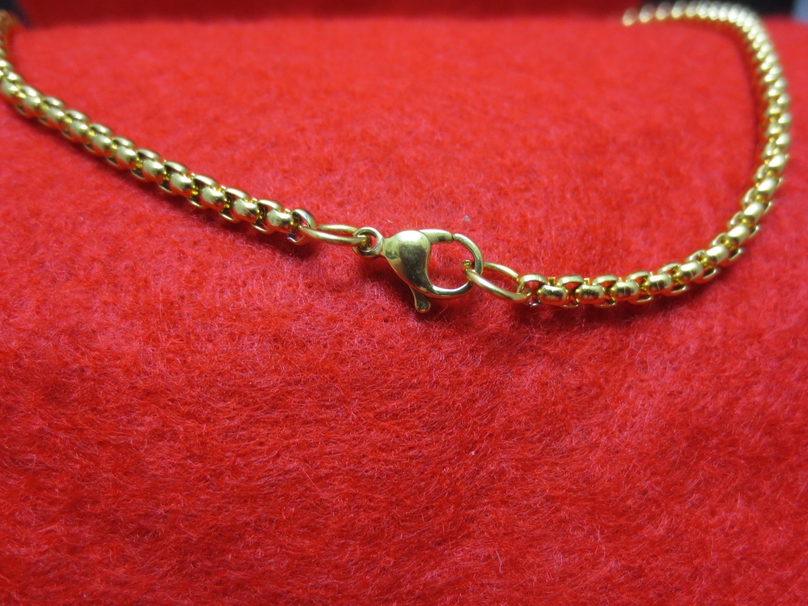 3MM 16″-60″ GOLD-SILVER-BLACK PLATED STAINLESS STEEL SMOOTH BOX ROPE NECKLACES