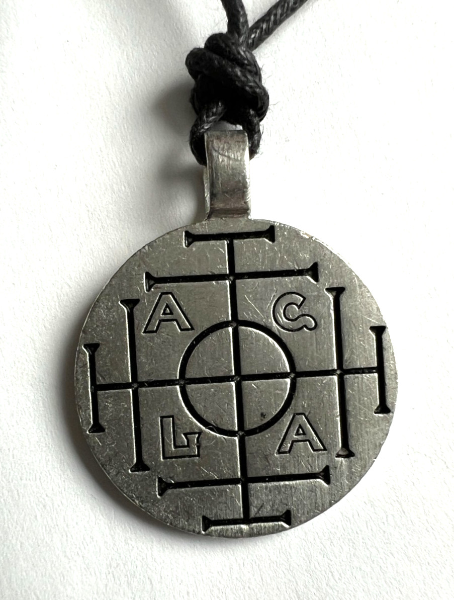 Long Life Protection Health AGLA Pendant Amulet Necklace Nickle Free Pewter -NEW