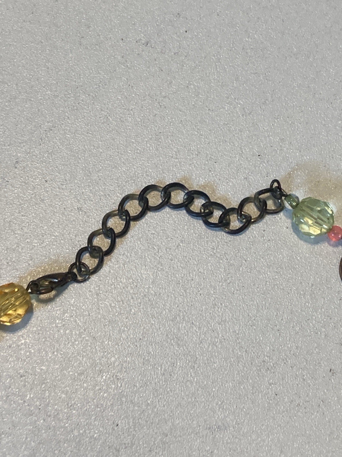 Colorful Beautiful Multicolor Shell MOP & Bezel Gem Necklace 27-28″ Look