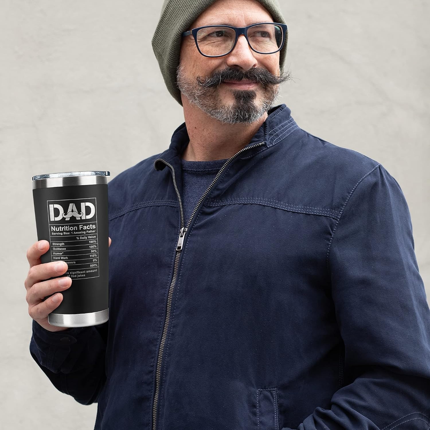 Stylish 20 Oz Insulated Tumbler for Dads – Perfect Birthday & Father’s Day Gift