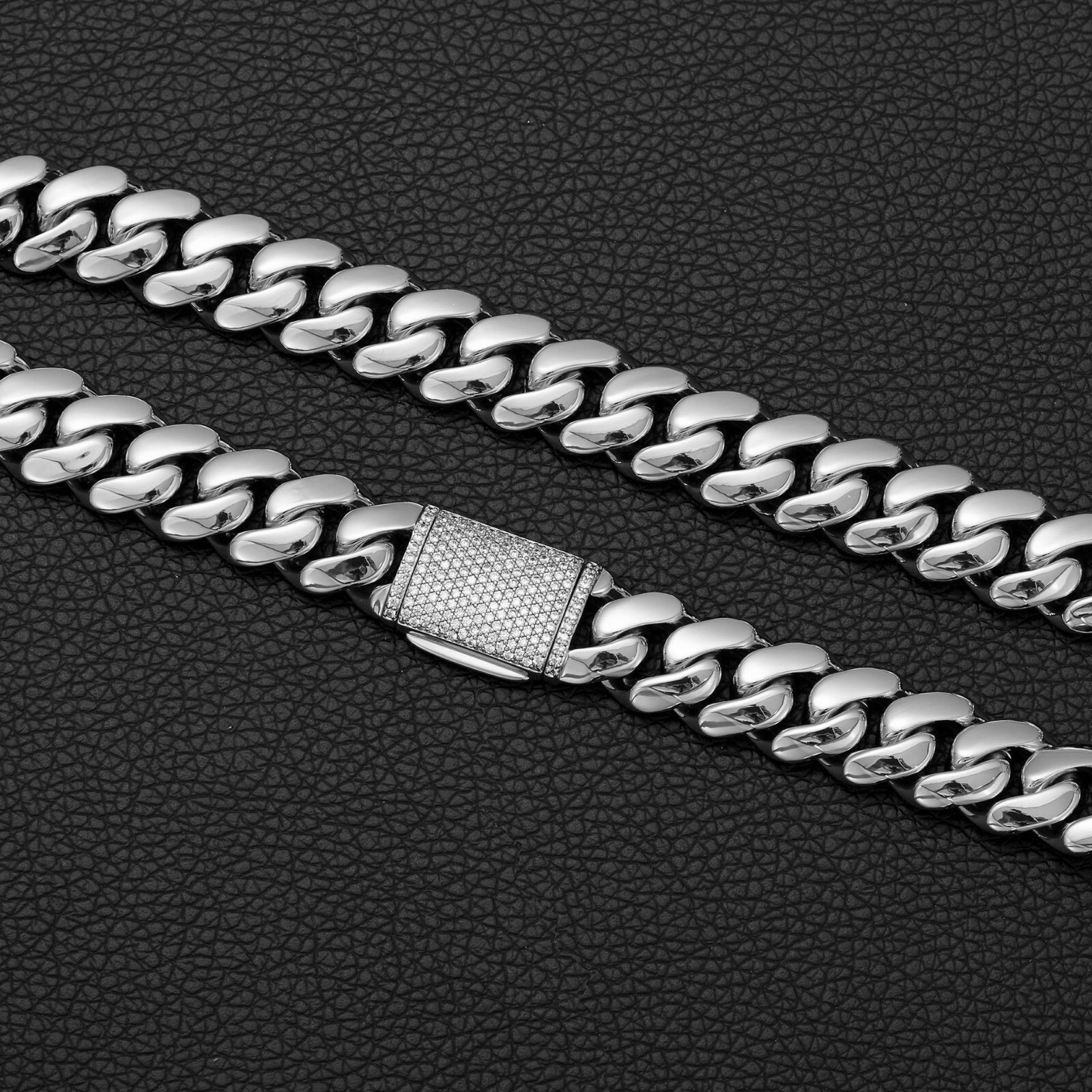 10-22mm Stainless Steel Miami Hip Hop Cuban Chain Necklaces or Bracelets