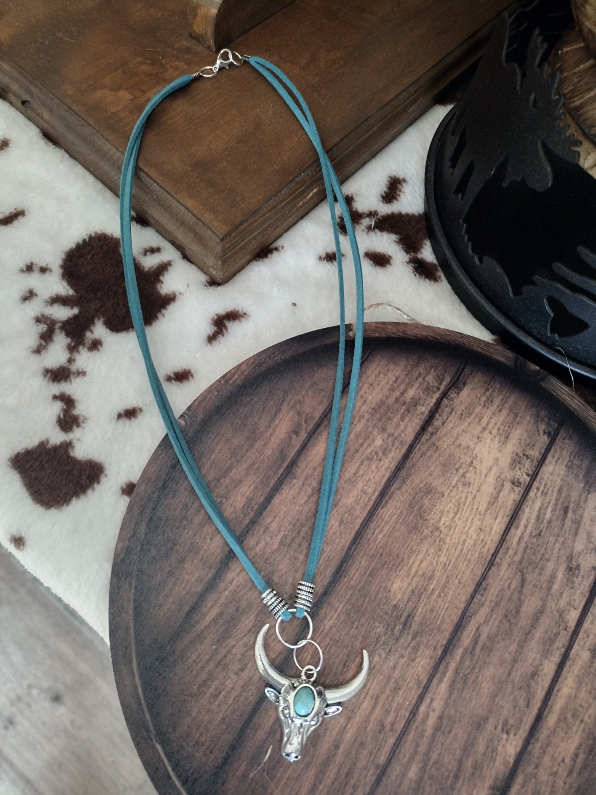 faux leather necklace cord
