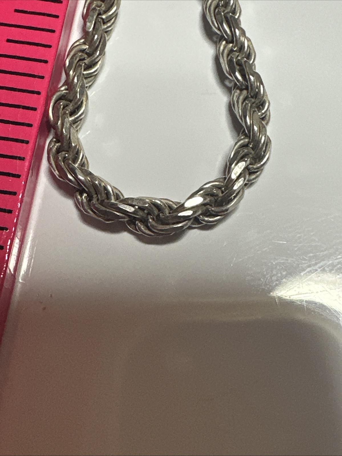silver Italy 925 Rope Chain
