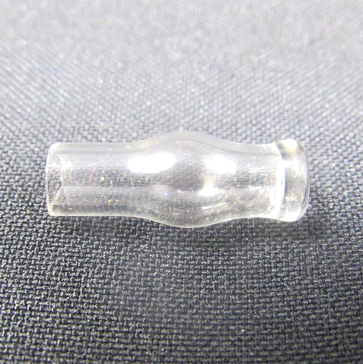 Coke Bottle Clear Glass Vial 1 inch Charm Cremation Ashes Pendant Instruct T