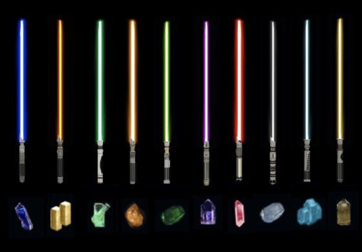 Mini Festival Pendant Necklace Tiny Light Saber Spoon Small Jedi Master