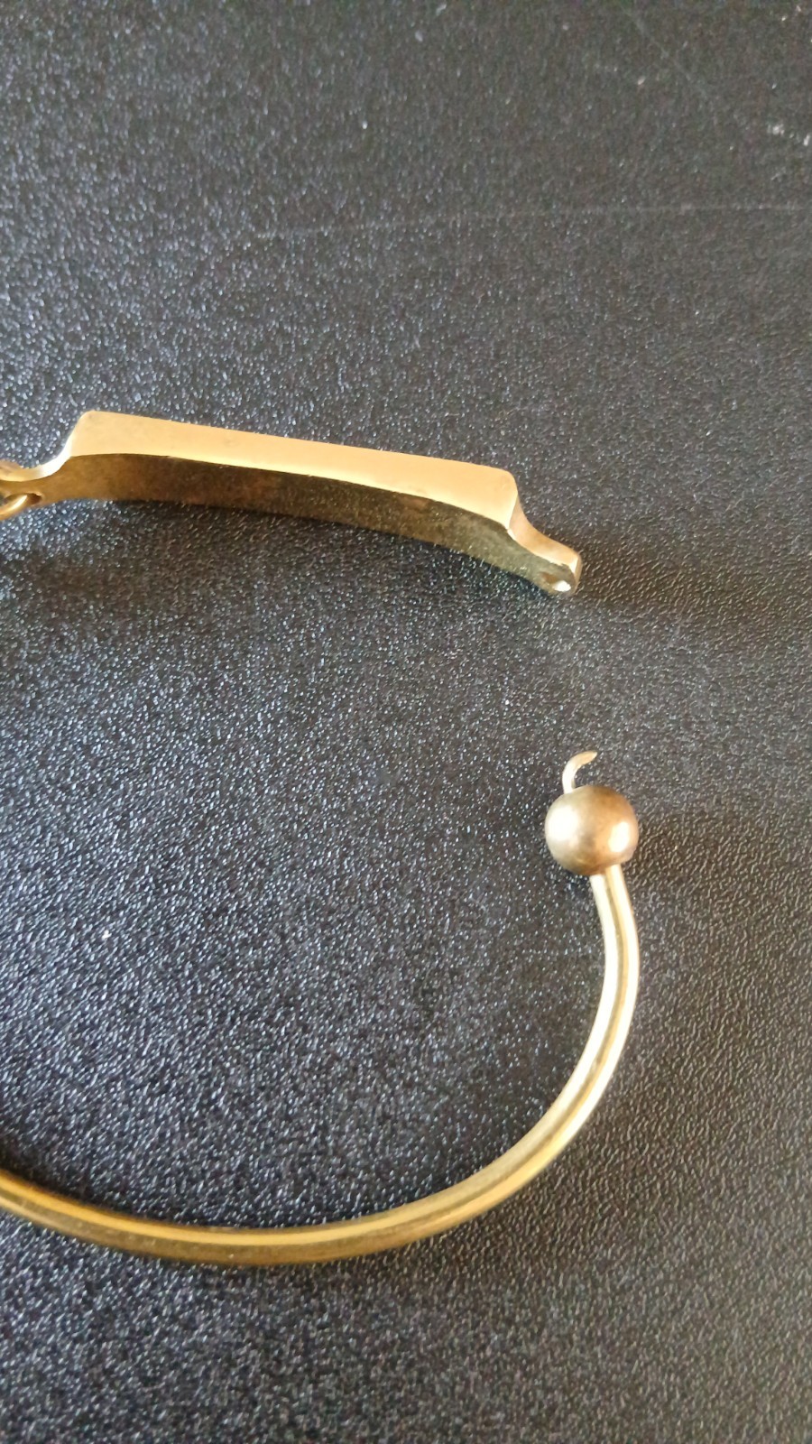 Brass Necklace And Bangle With Beautiful Enamel Design Hook Clasp