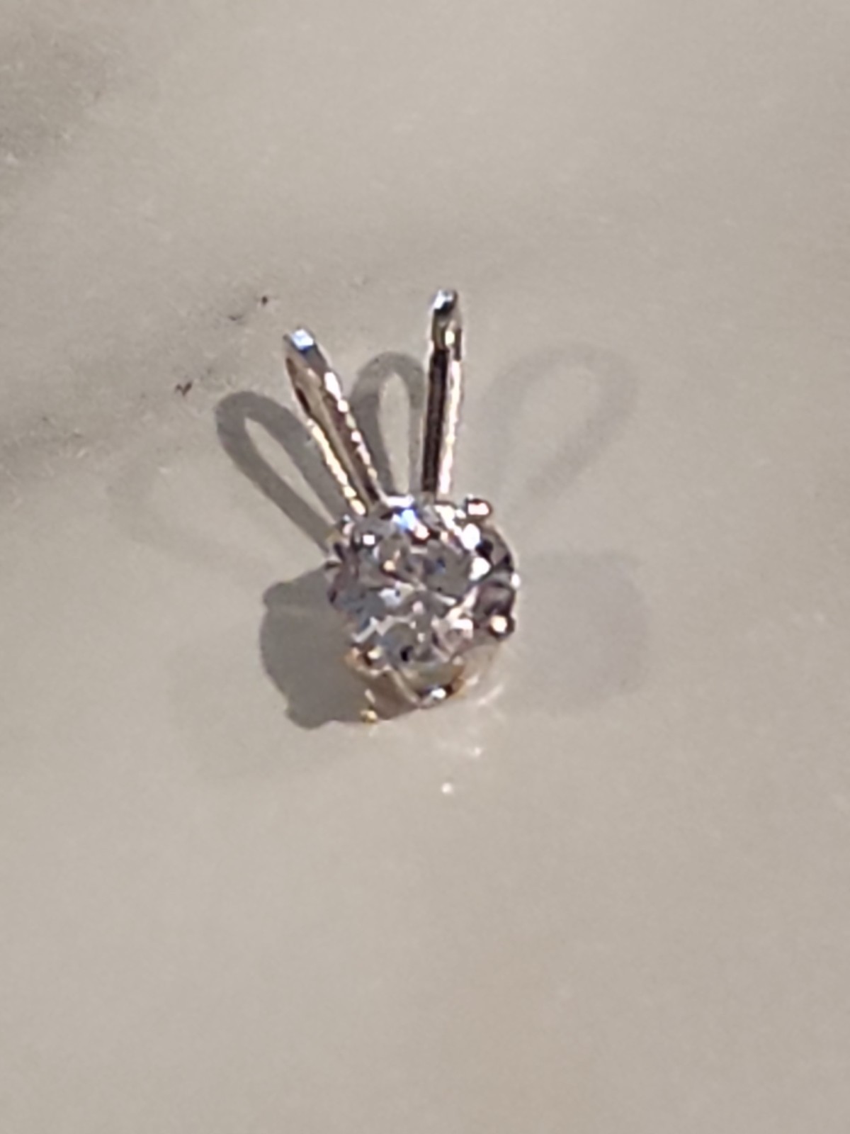 DAINTY Sterling Silver Pendant 1.5MM BAIL. 9.5mm Overall Length
