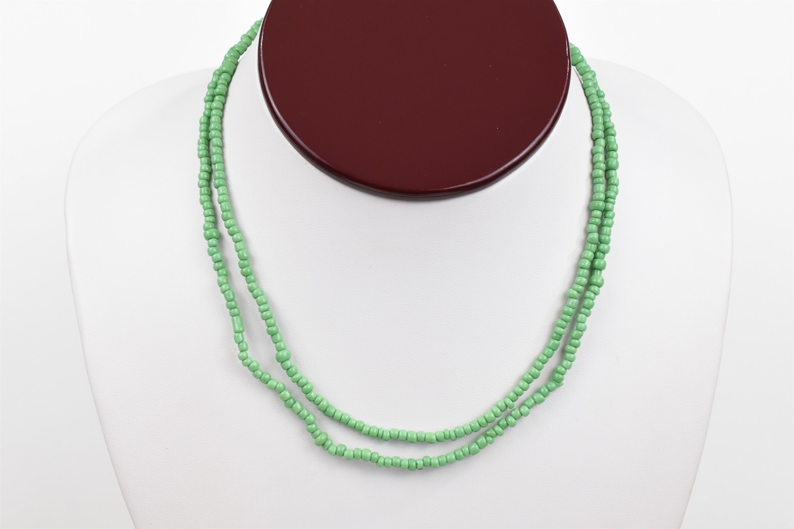 Lot of 7 Handmade Micro Bead Cord Necklaces 30 in Stretch Wrap Bracelet