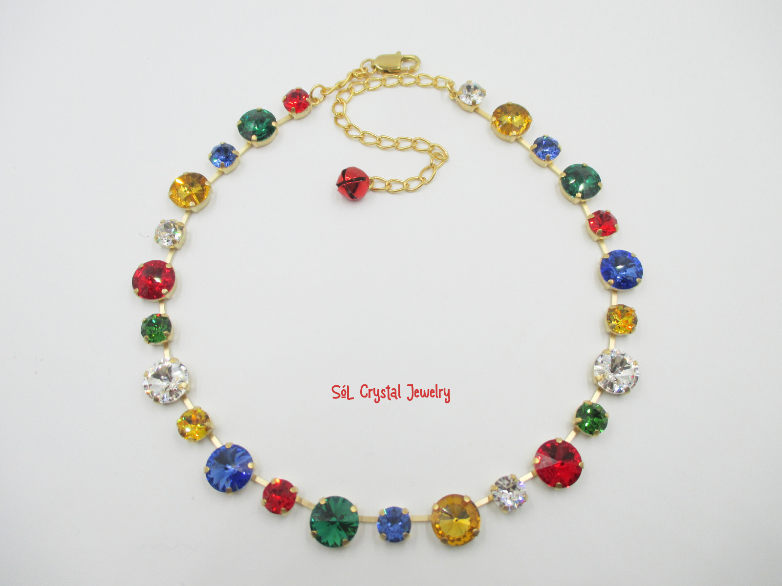 Christmas Tree Lights Holiday Necklace, Christmas Necklace, Not Sakika-Better!