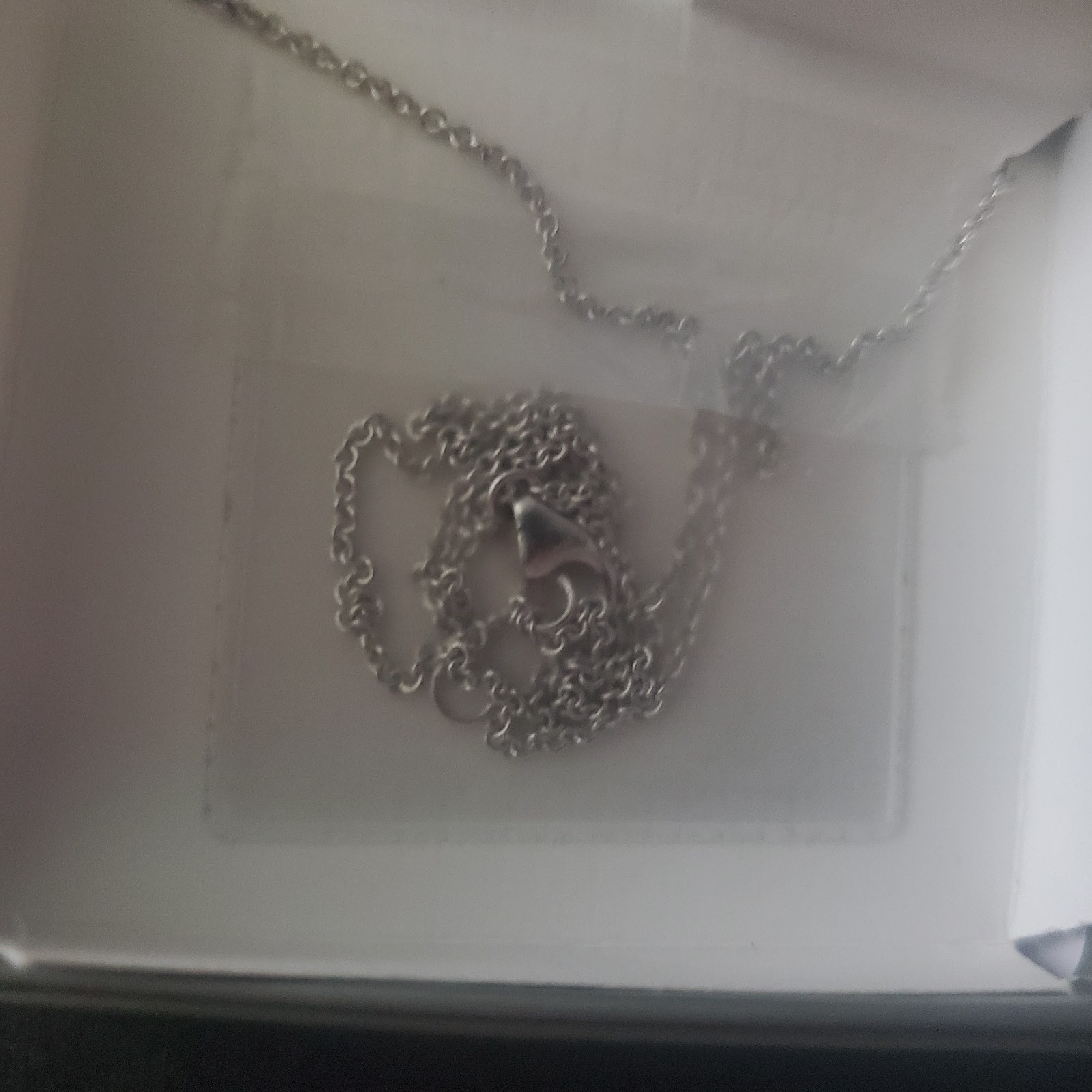 Brilliance Fine Jewelry Sterling Silver Simulated Gemstone Heart Necklace NEW