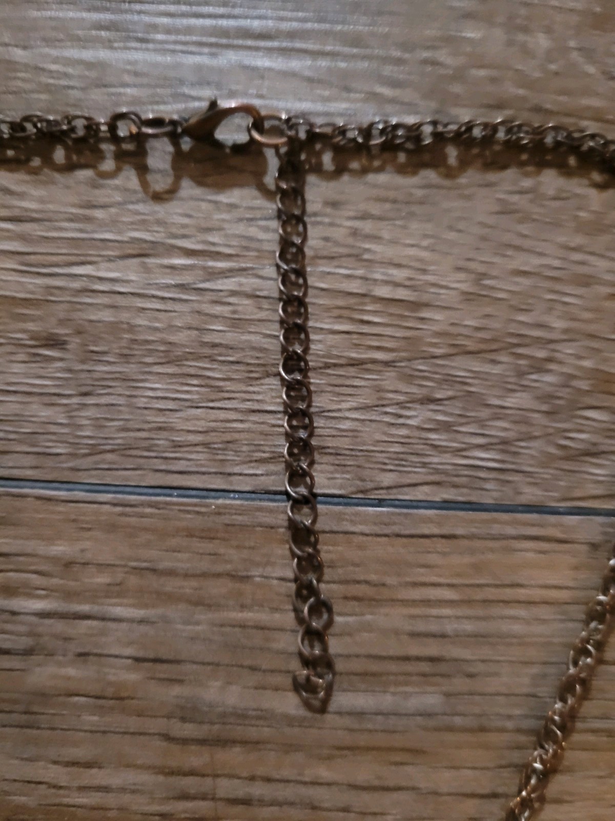 Bronze Tone Chain Tassel Bible Charm Necklace Bohemian Style Tribal Jewelry
