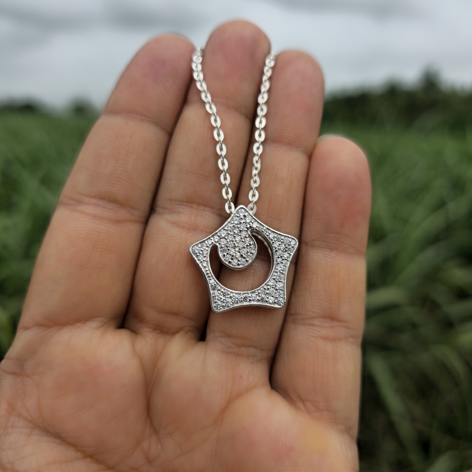 Boys Over Flowers Geum Jan Di’s Star and Moon Necklace & Celestial CZ Pendant