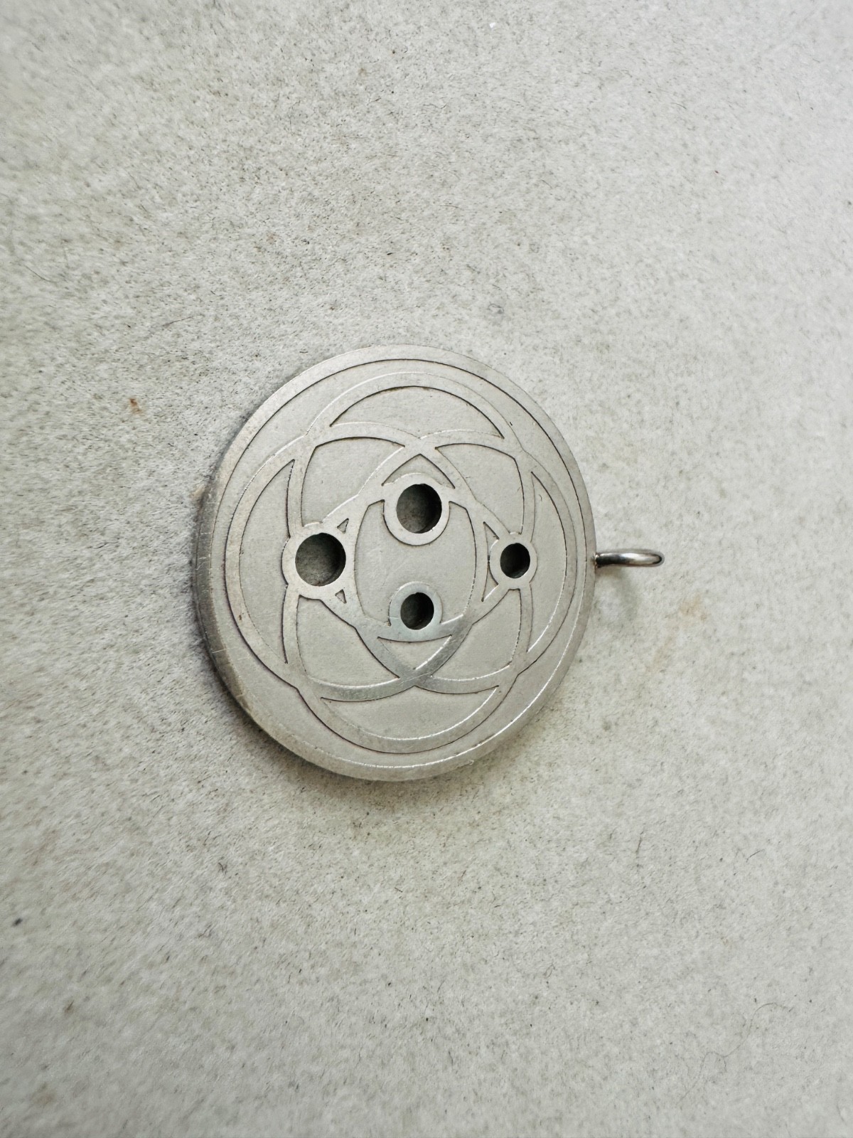 Stainless HARMONI Personal EMF Necklace Pendant 1” Large (25mm)
