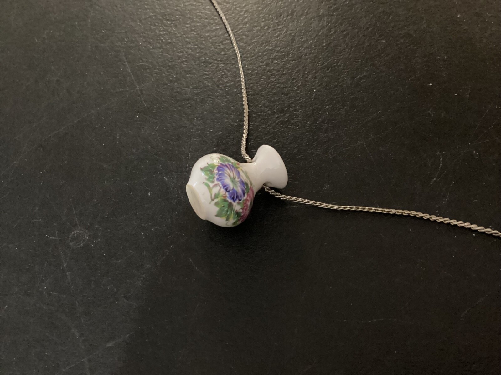 Small Ceramic Vase Fashion Jewelry Necklace