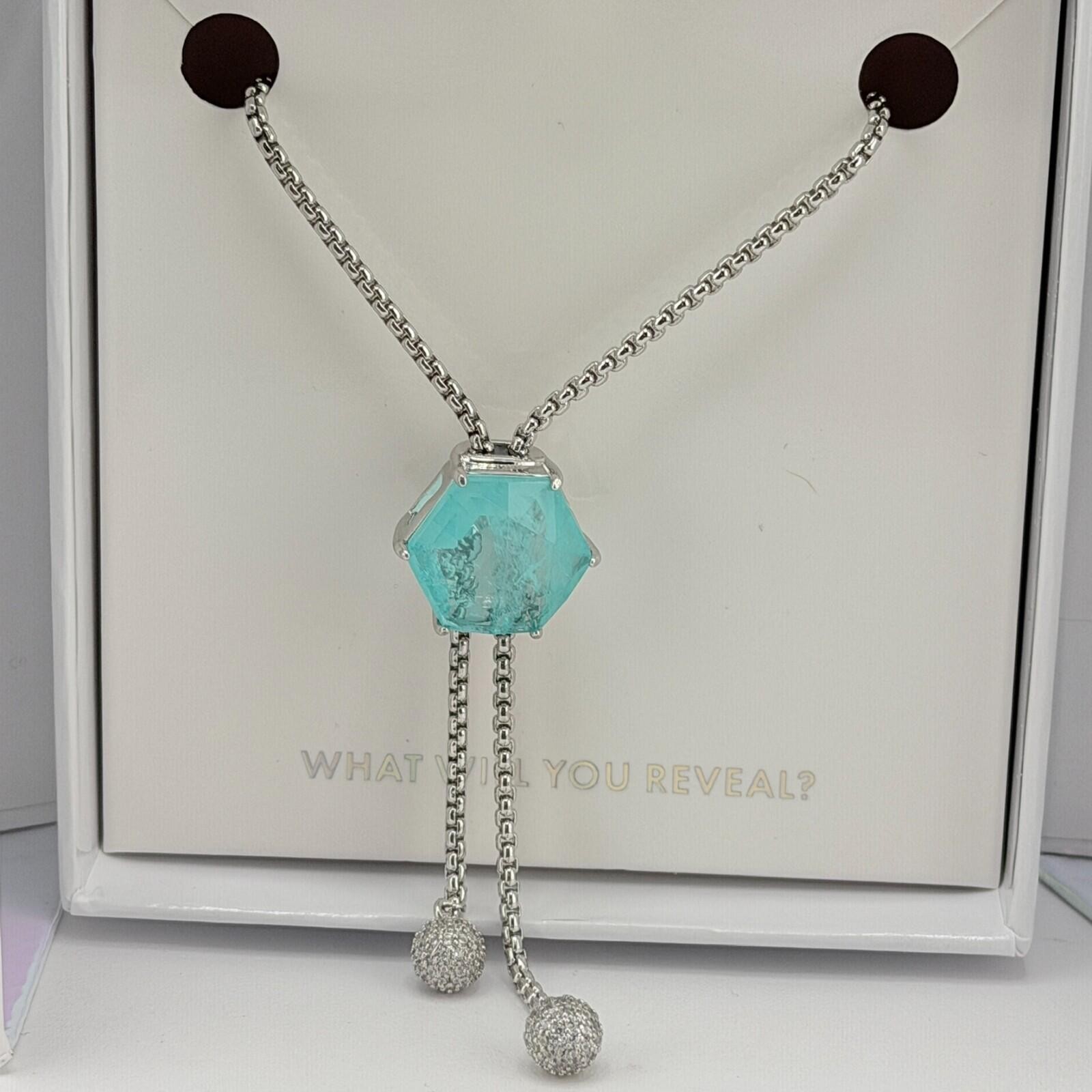 Bomb Party MHA Mental Health “Rise and Shine” Aquamarine to Rubellite on Rhodium
