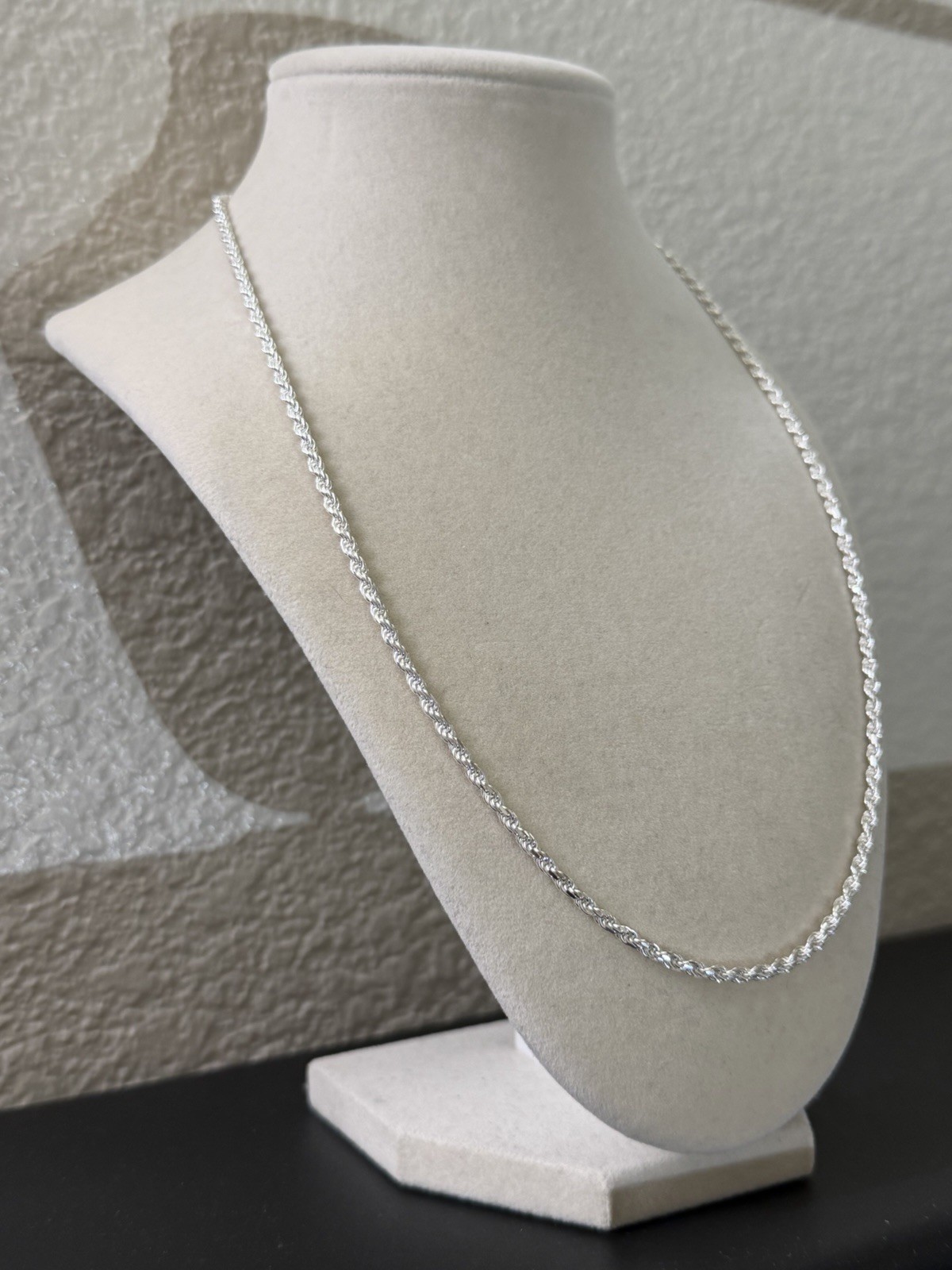 22 inch 2.9mm – 925 Sterling Silver Rope Chain
