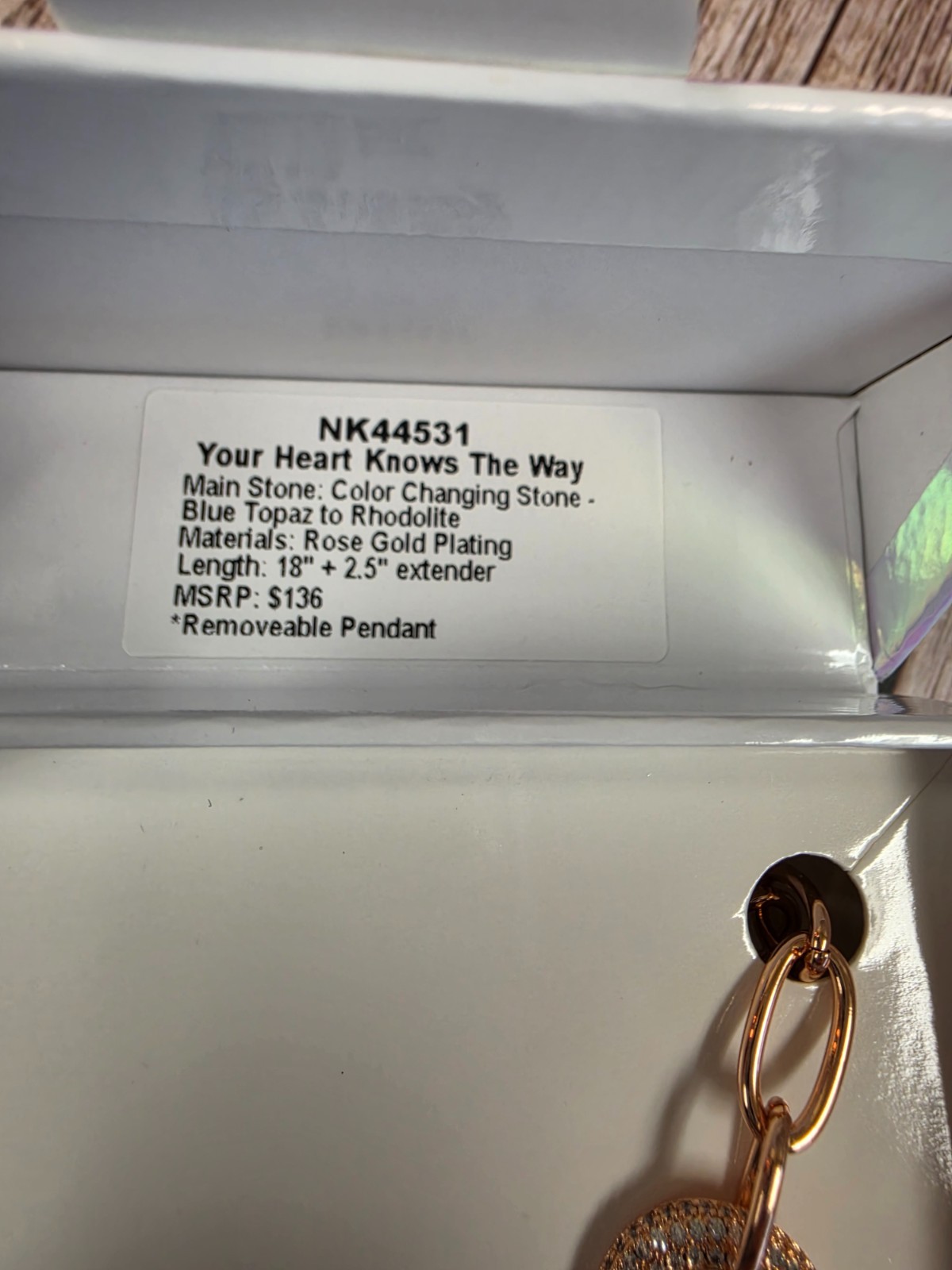 Bomb Party Mental Health Awareness Necklace “Your Heart Knows The Way”