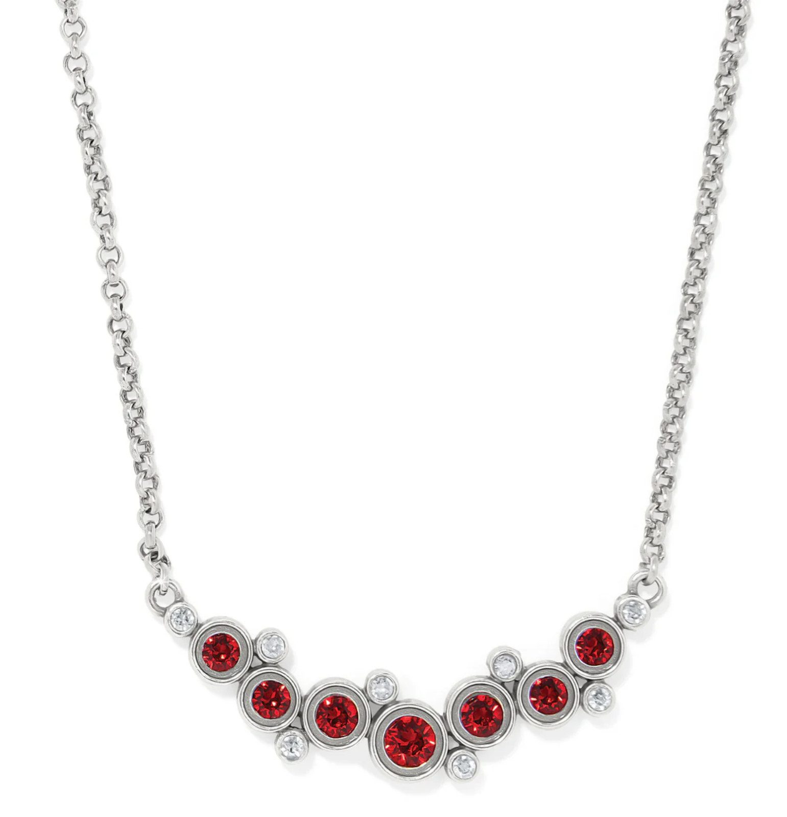 Brighton Constella Silver-Red Crystal Necklace Style: JM7682 MSRP: $108 NWT