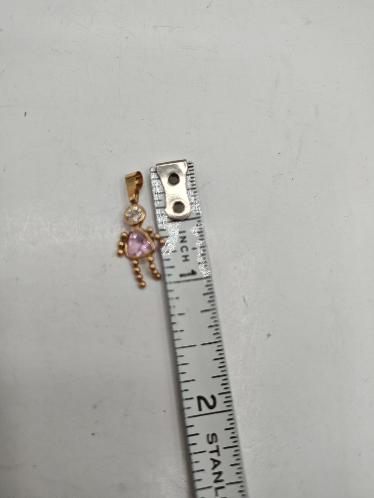 14K Gold Girl Charm October Or June