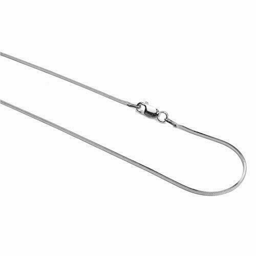 925 Sterling Silver Tarnish-Free Italian Snake Chain Necklace 1MM Jewelry 16-24″