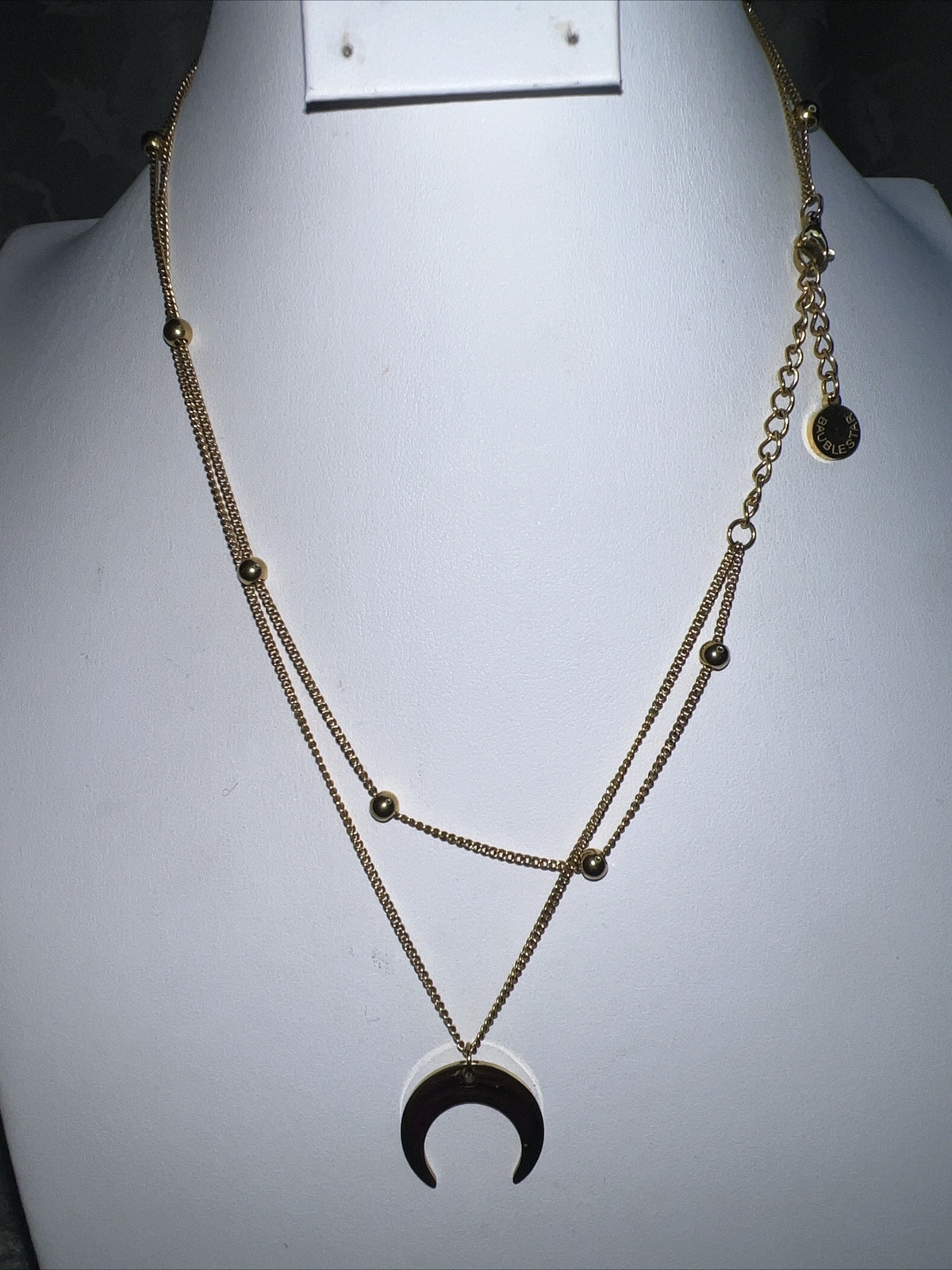 Baublestar Star Moon Charm Necklace Layering Chain Choker for Women Girls