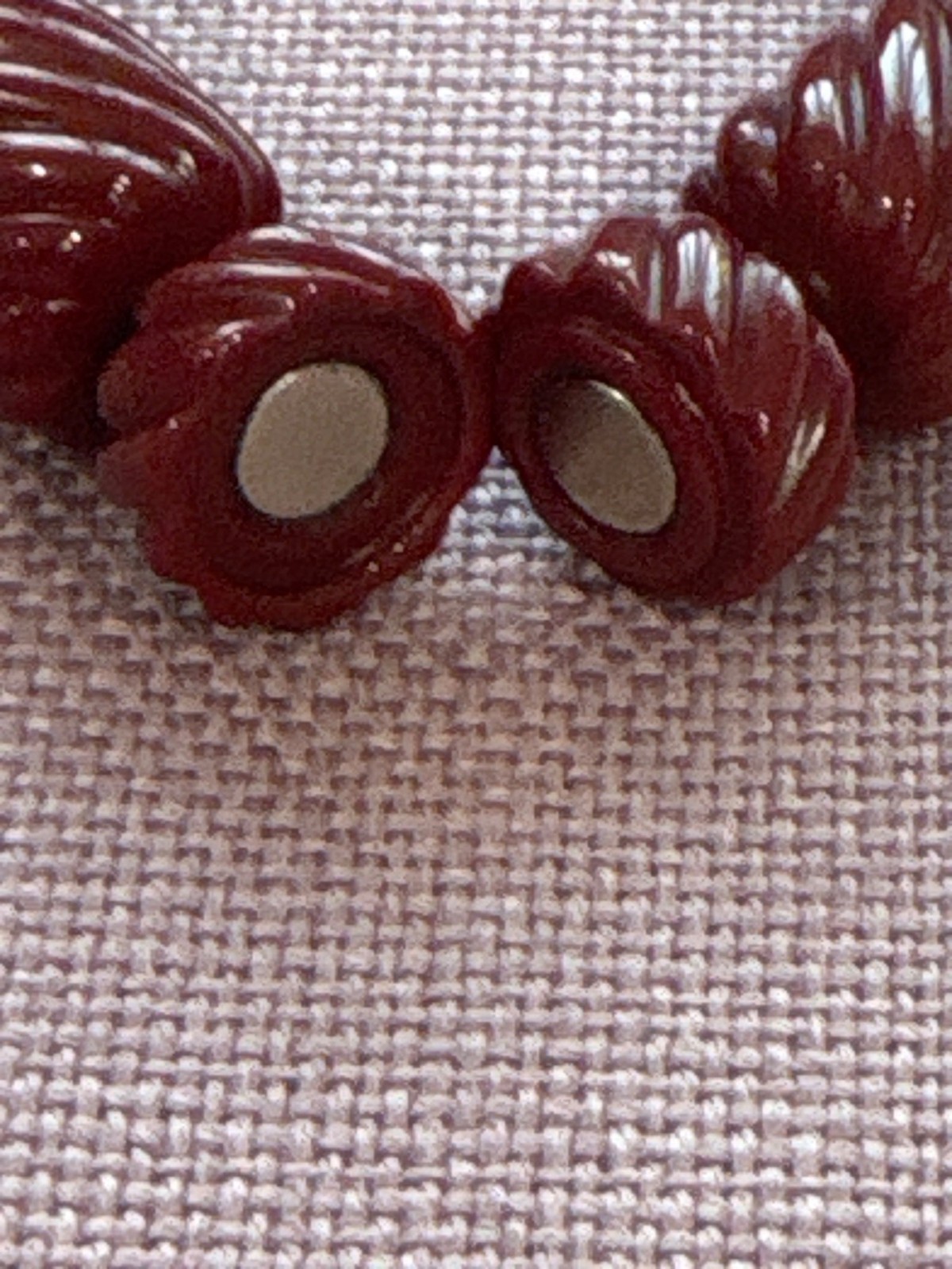 Julietta Lira Necklace in Burgundy One Size Womens Jewelry