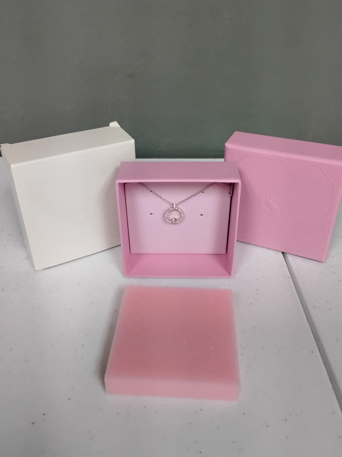 Swarovski Constella Pendant Necklace White, Rhodium Plated 5198686