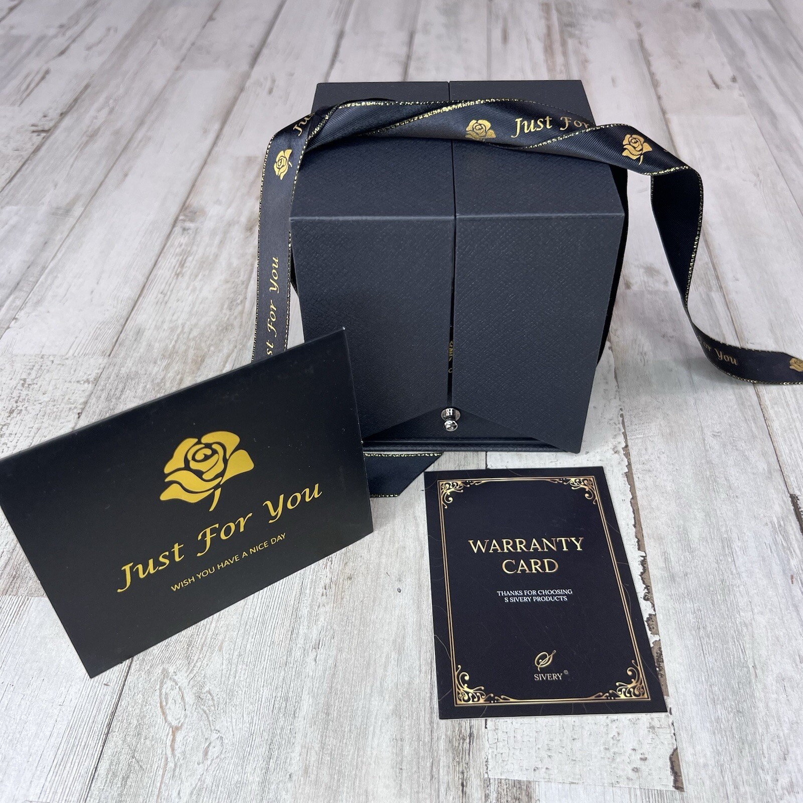 Just For You Rose with Necklace in Gift Box, Gifts for Her Anytime.