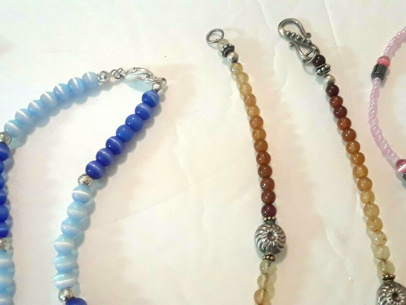 Beautiful colorful necklaces. Crystal, Glass, gem beads. moon glow, art glass +