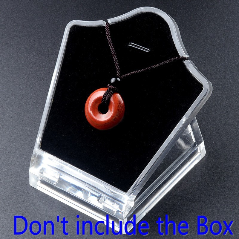 20mmNatural Stone Lucky Peace Pendant Jewelry Charm Bead Pendant Handicraft Rope