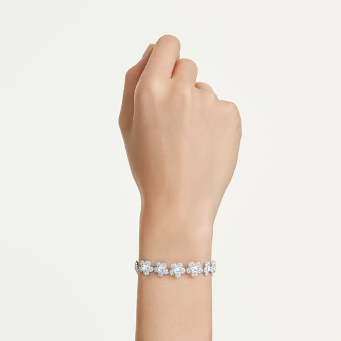 Swarovski Ariana Grande x Swarovski Bracelet Round cut, flower, white