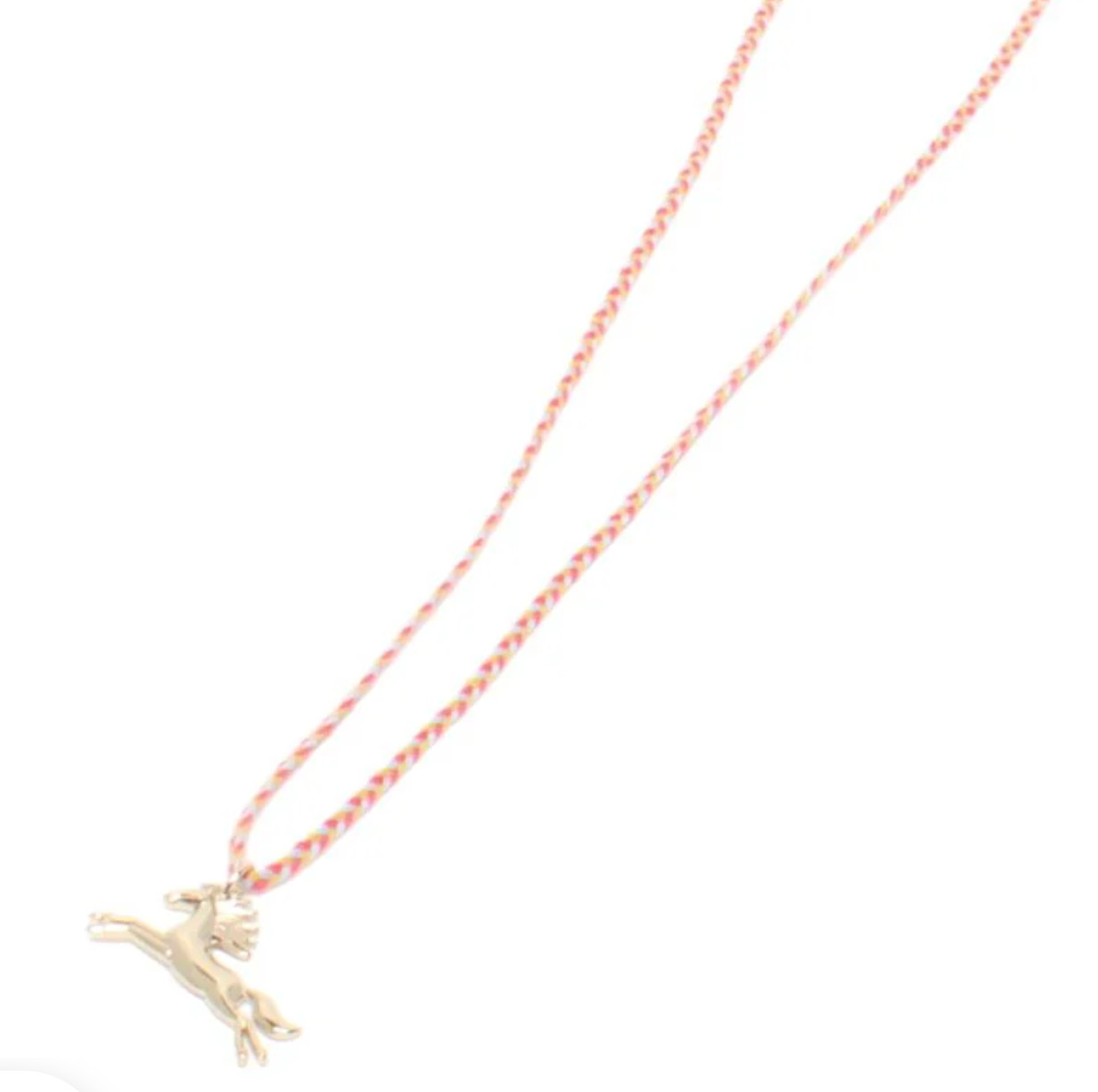 Longchamp Necklace Choker Horse Motive in Parisian Wave Tin