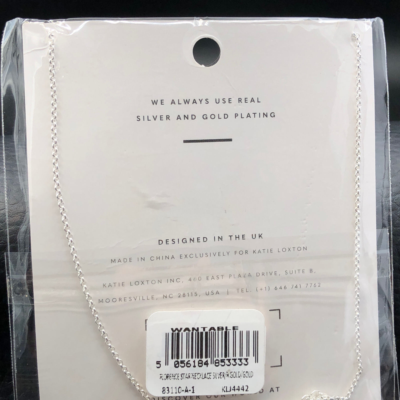 Katie Loxton Necklace 18 inch FLORENCE STARS Multi Gold Silver Plated Dainty NWT