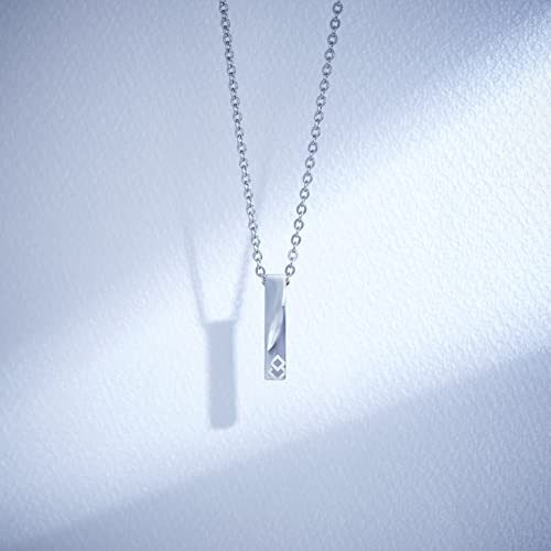 Colantotte COA Necklace Zest Twist Silver 51cm Plastic Unisex Adult ‎ABARR04F