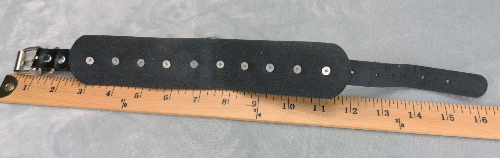 Gothic Spike Necklace Choker Faux Leather Punk Collars Black Emo Lot Of 2