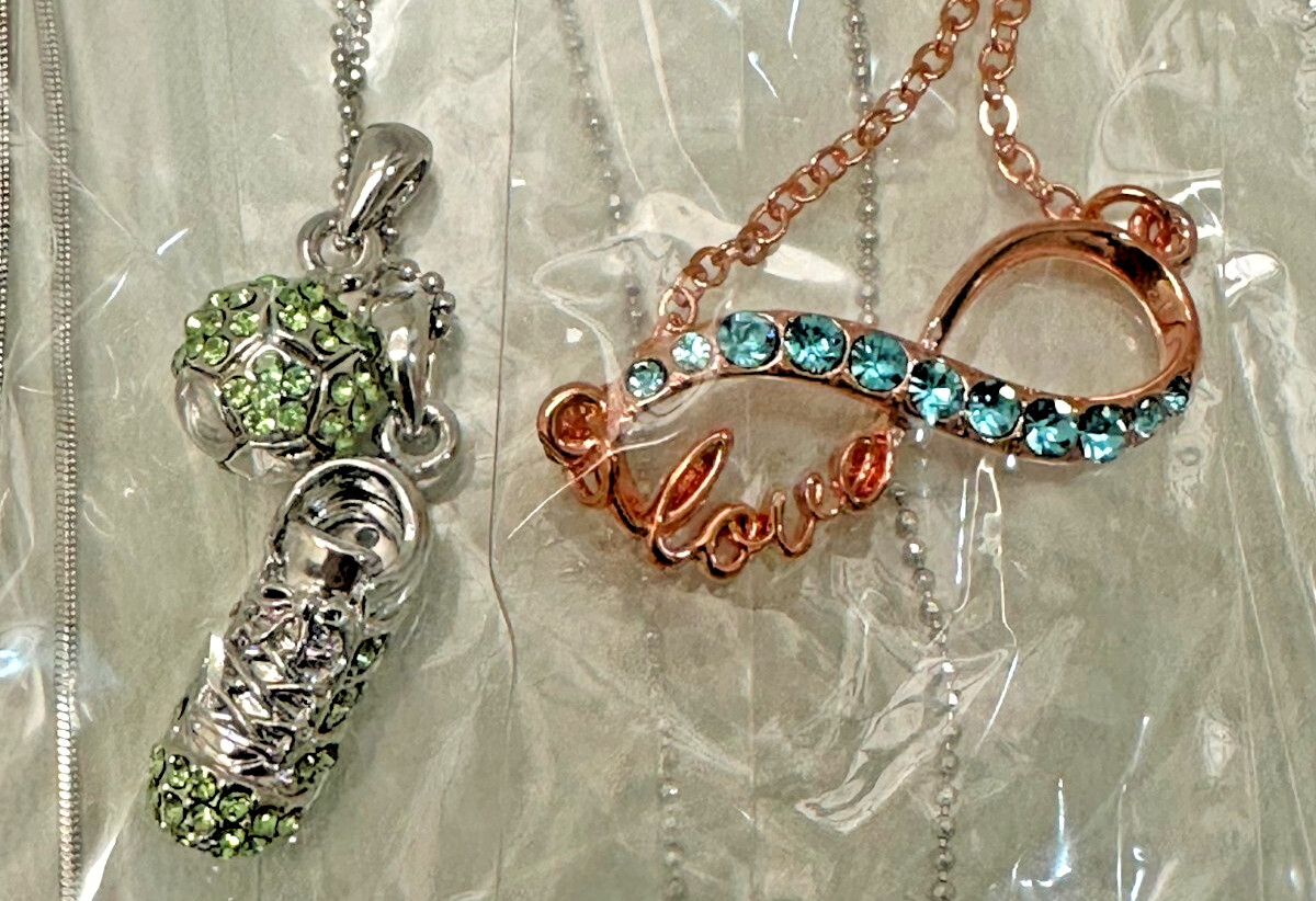 New 20pcs Lot Crystal Charm Pendant Necklaces Jewelry #32 Top Quality
