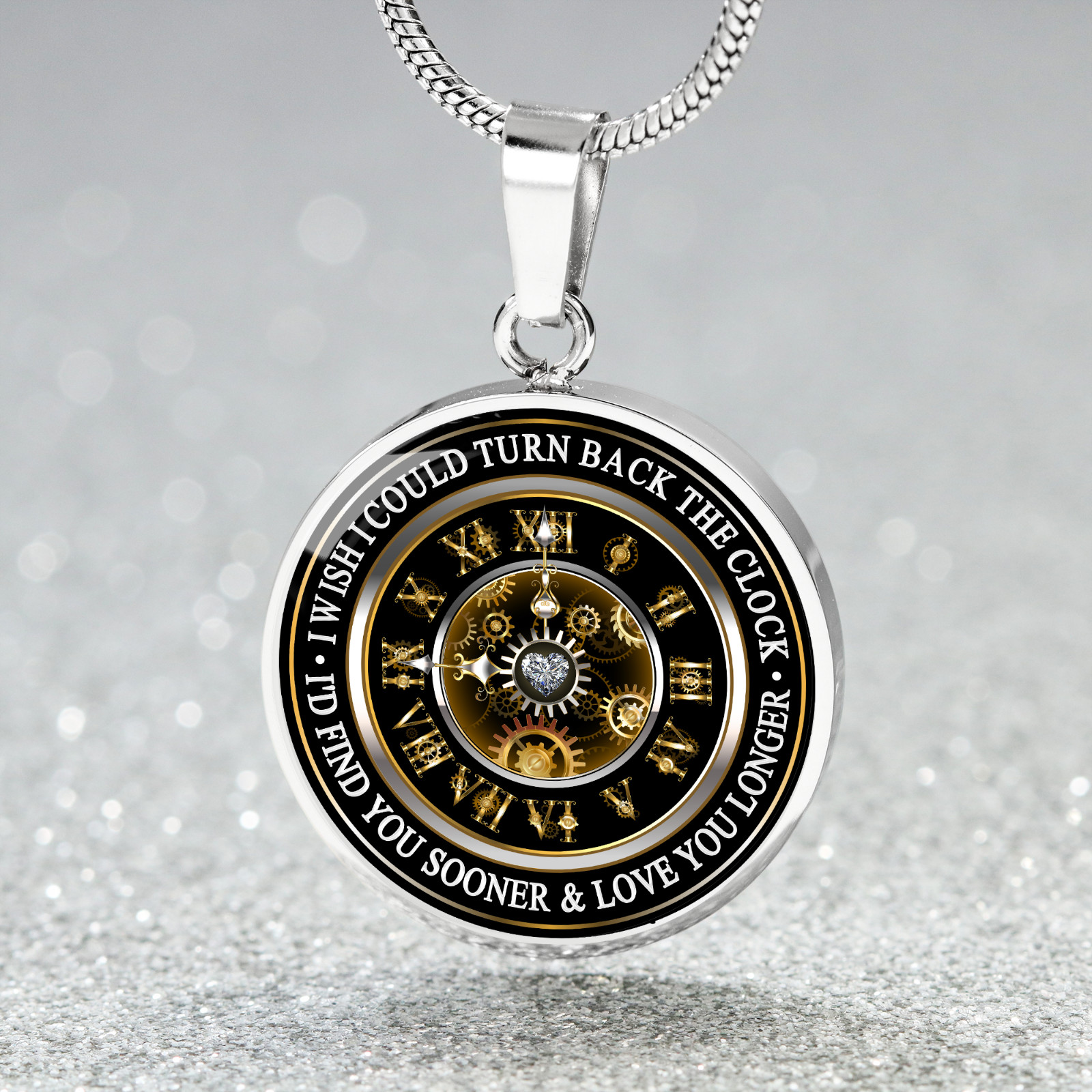 Perfect Necklace Gift For Valentine’s Day Wedding Anniversary, Husband and Wife