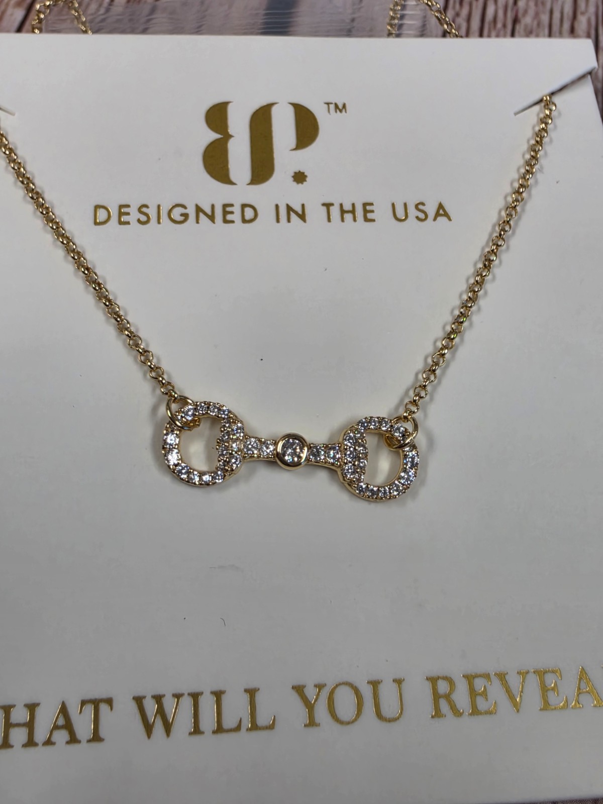Bomb Party Sterling Club Vermeil “Designer Details Necklace” .925 Sterling
