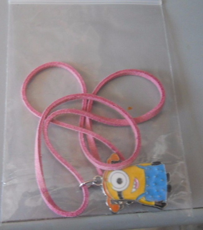 Despicable Me: Minion Necklace 20″ In Length New No Tags 4-Adults