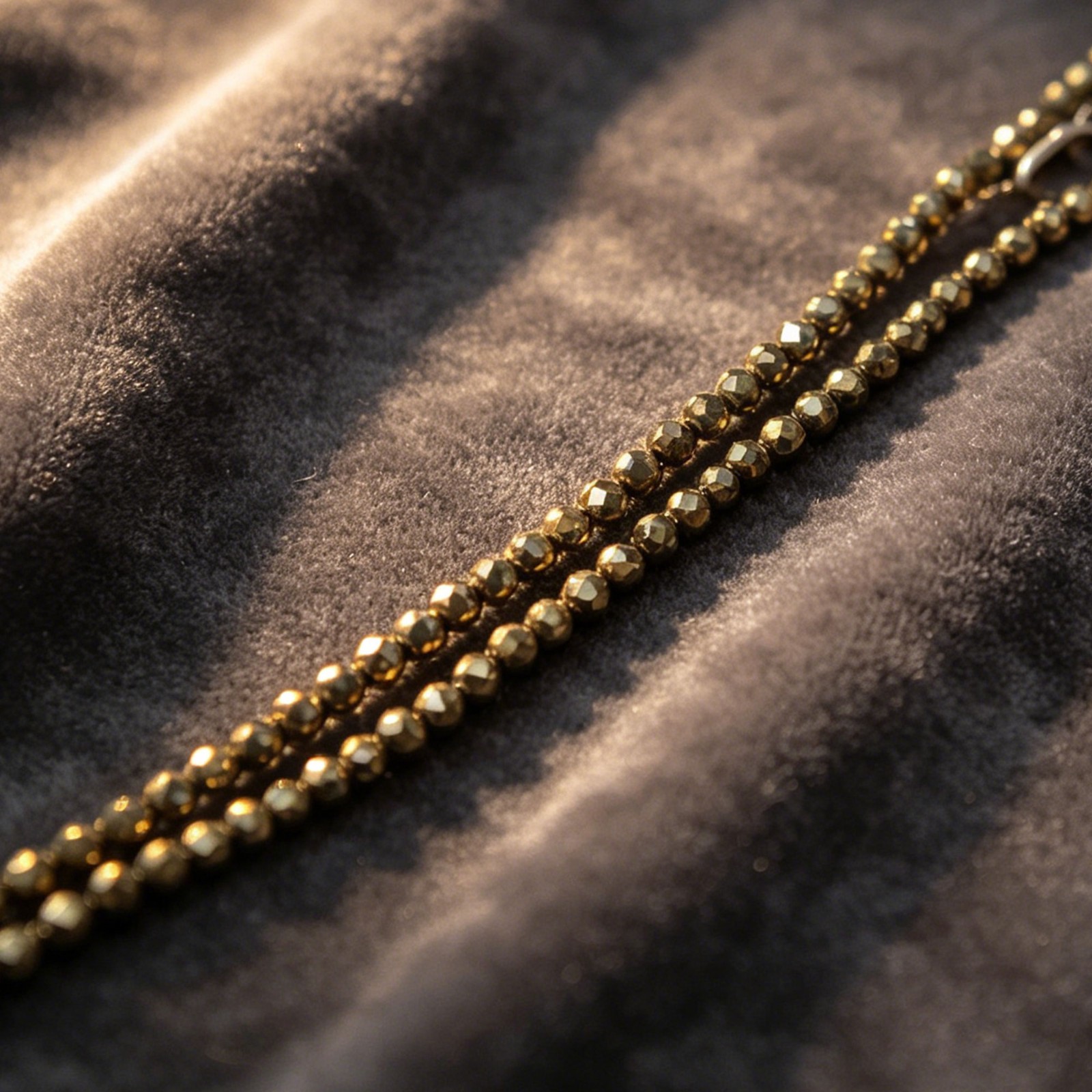 Pyrite Tiny 2mm Beaded Choker Healing Dainty Women Boho Crystal Necklace Gifts