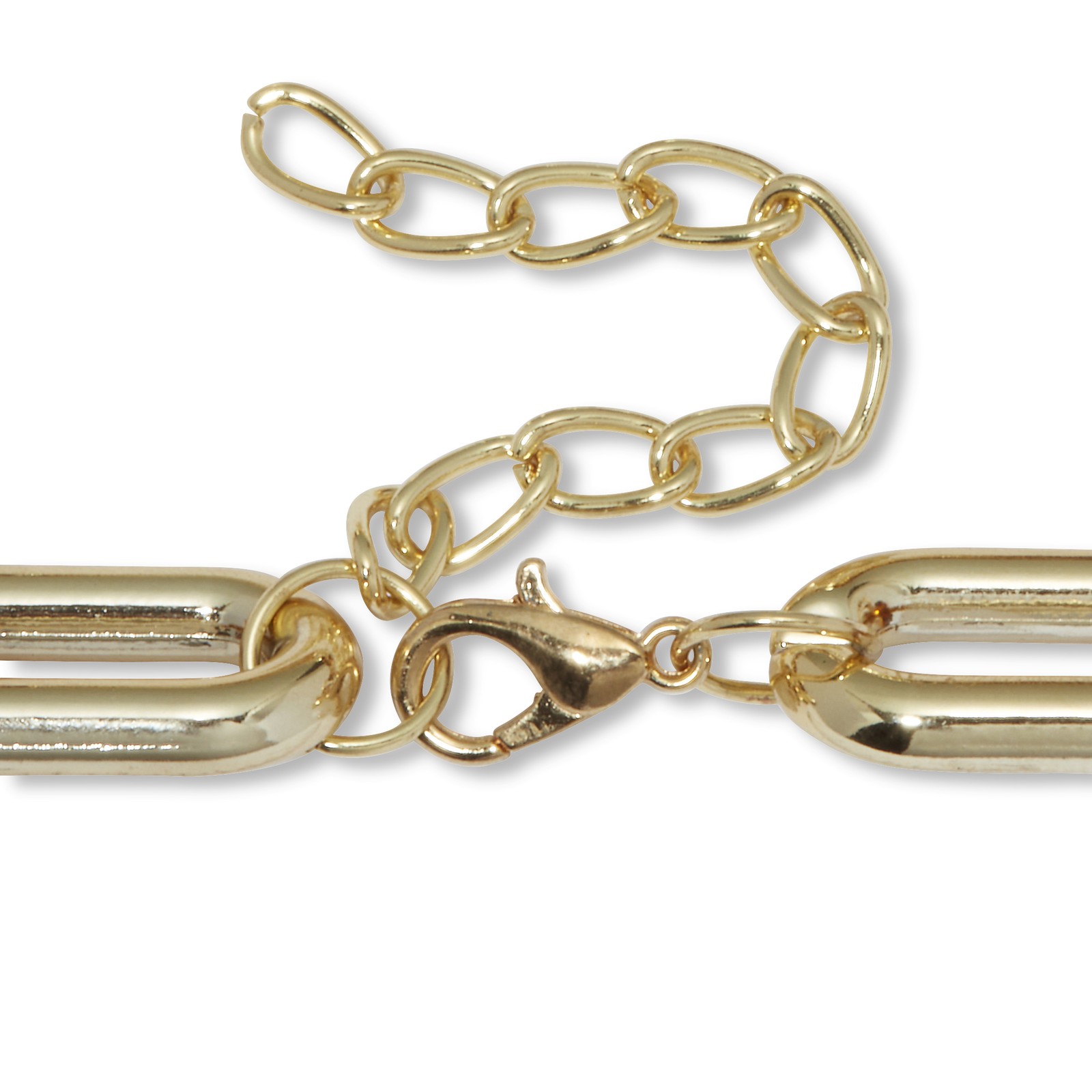 Tortoise Curb Link Necklace 24-inch length plus 3-inch extension