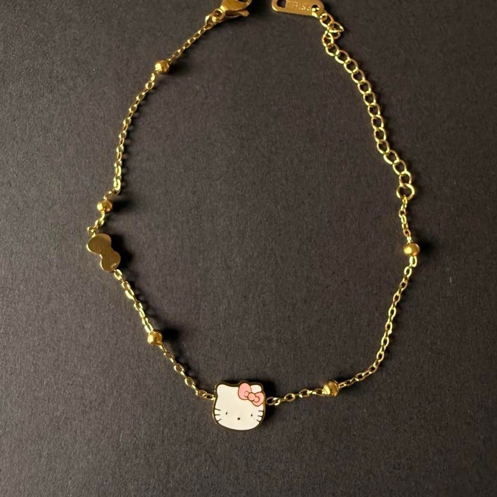 Kitty Cute Stainless Steel Bracelet Summer Dopamine Style