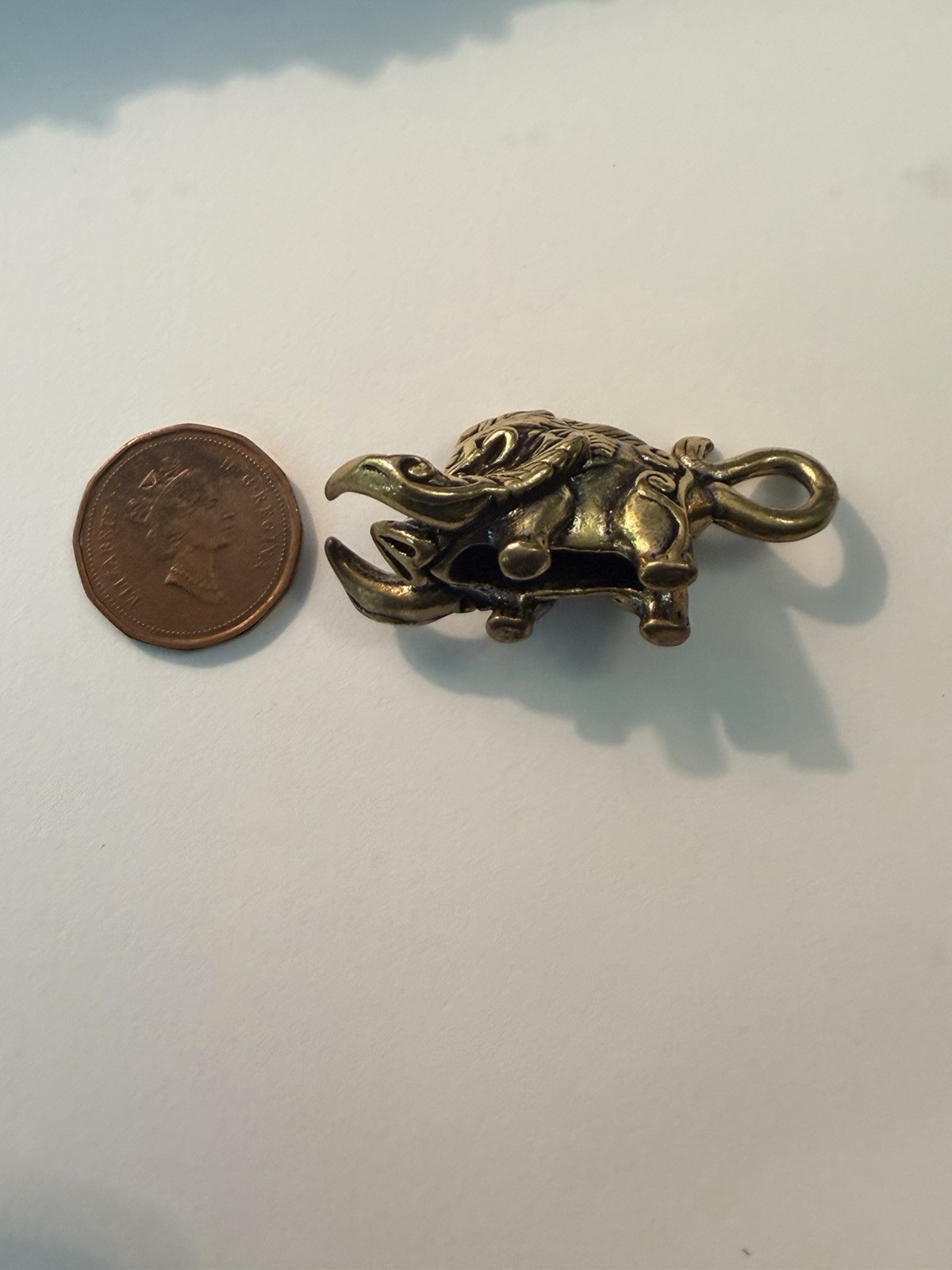 Brass Boar Charms For A Necklace Or Keychain Selling All Three Together