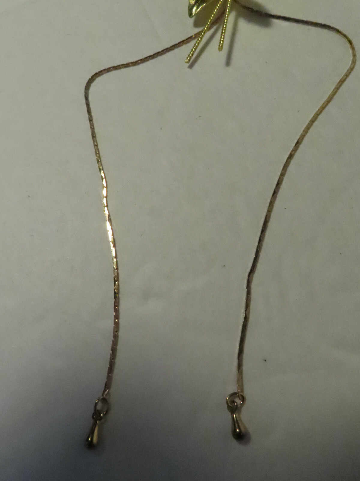 Gold Plated Adjustable Chain Necklace with Flower. FREE SHIPPING IN USA