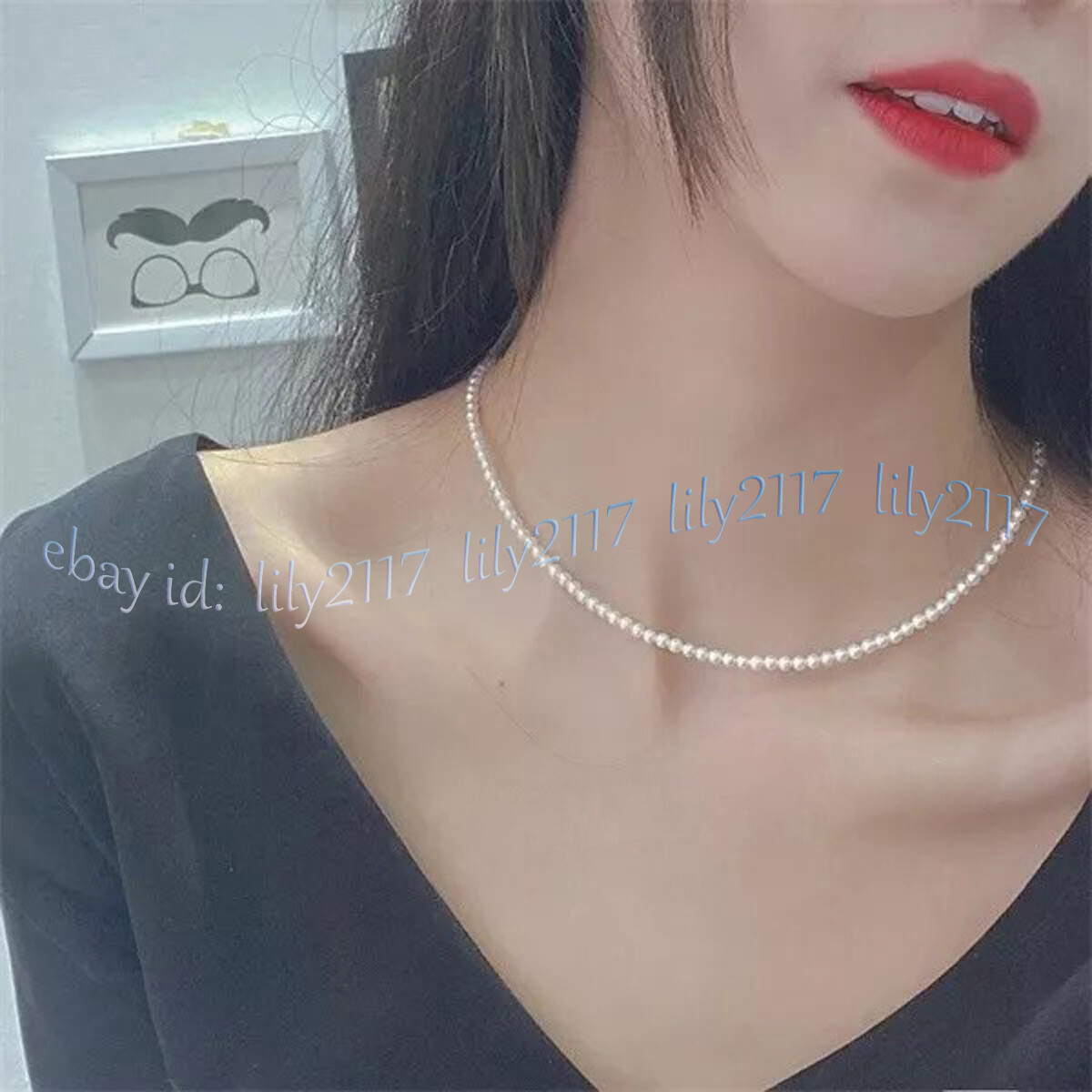 Mini 2-3mm Real Natural White Akoya Pearl Necklace 14-28” 14k Gold Clasp
