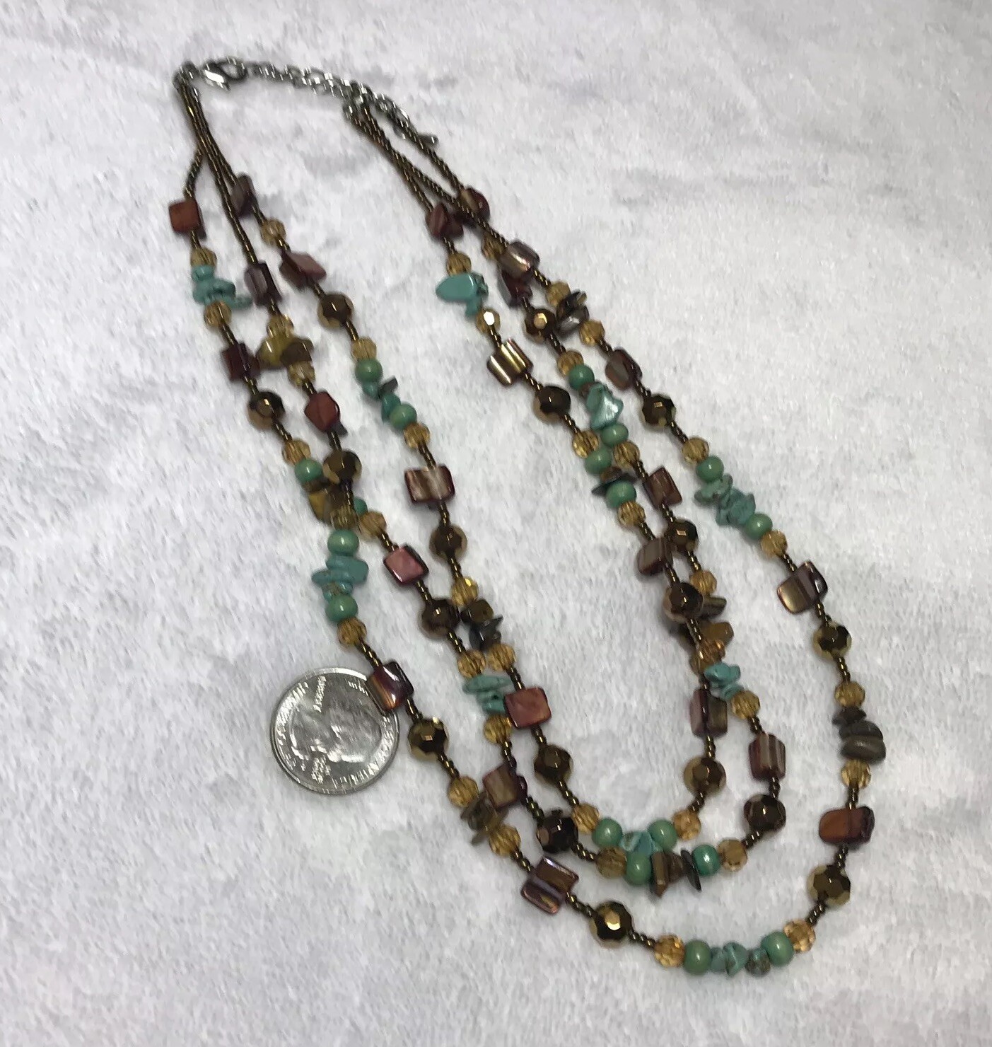 Beautiful Multi Layered Beaded Necklace
